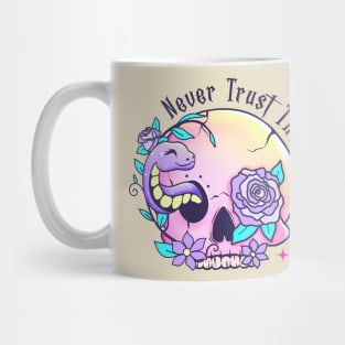 Hot goth Never trust the living Mug